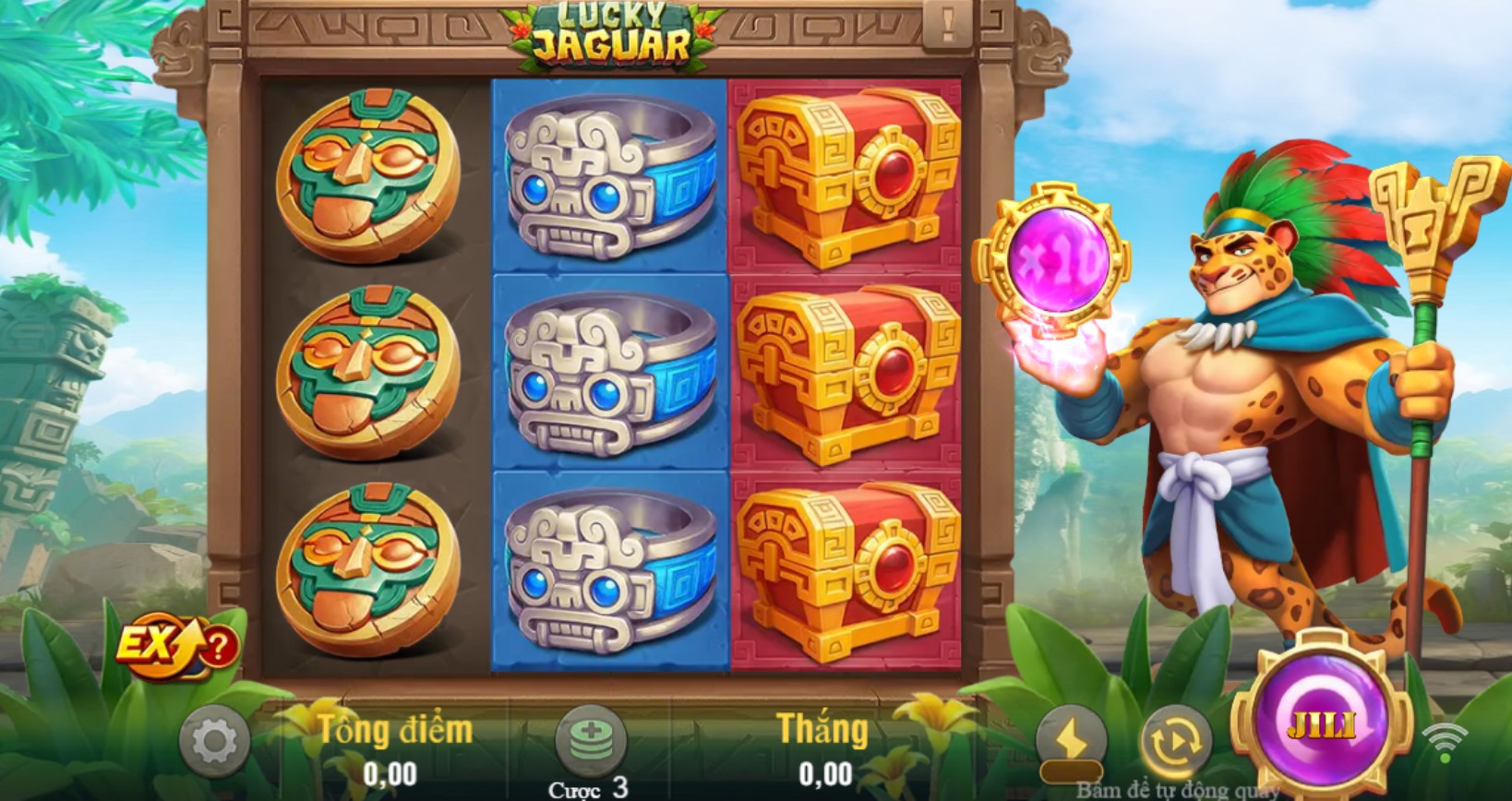 Nổ hũ Báo may mắn M88 2 Trò chơi nổi bật với hệ thống biểu tượng phong phú