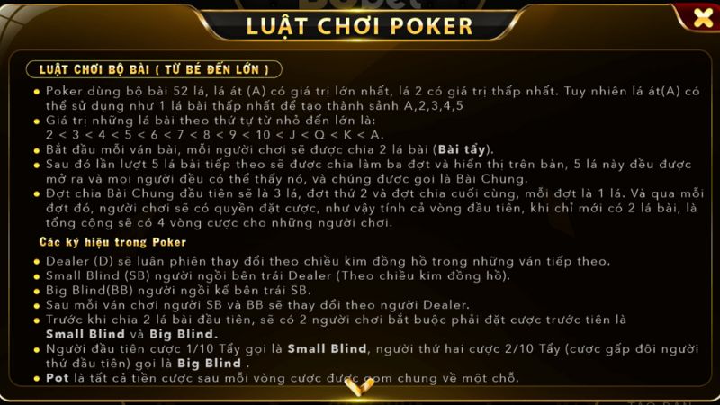 Poker 3D M88 1 Hướng dẫn chơi Poker chi tiết được cung cấp bởi nhà cái M88