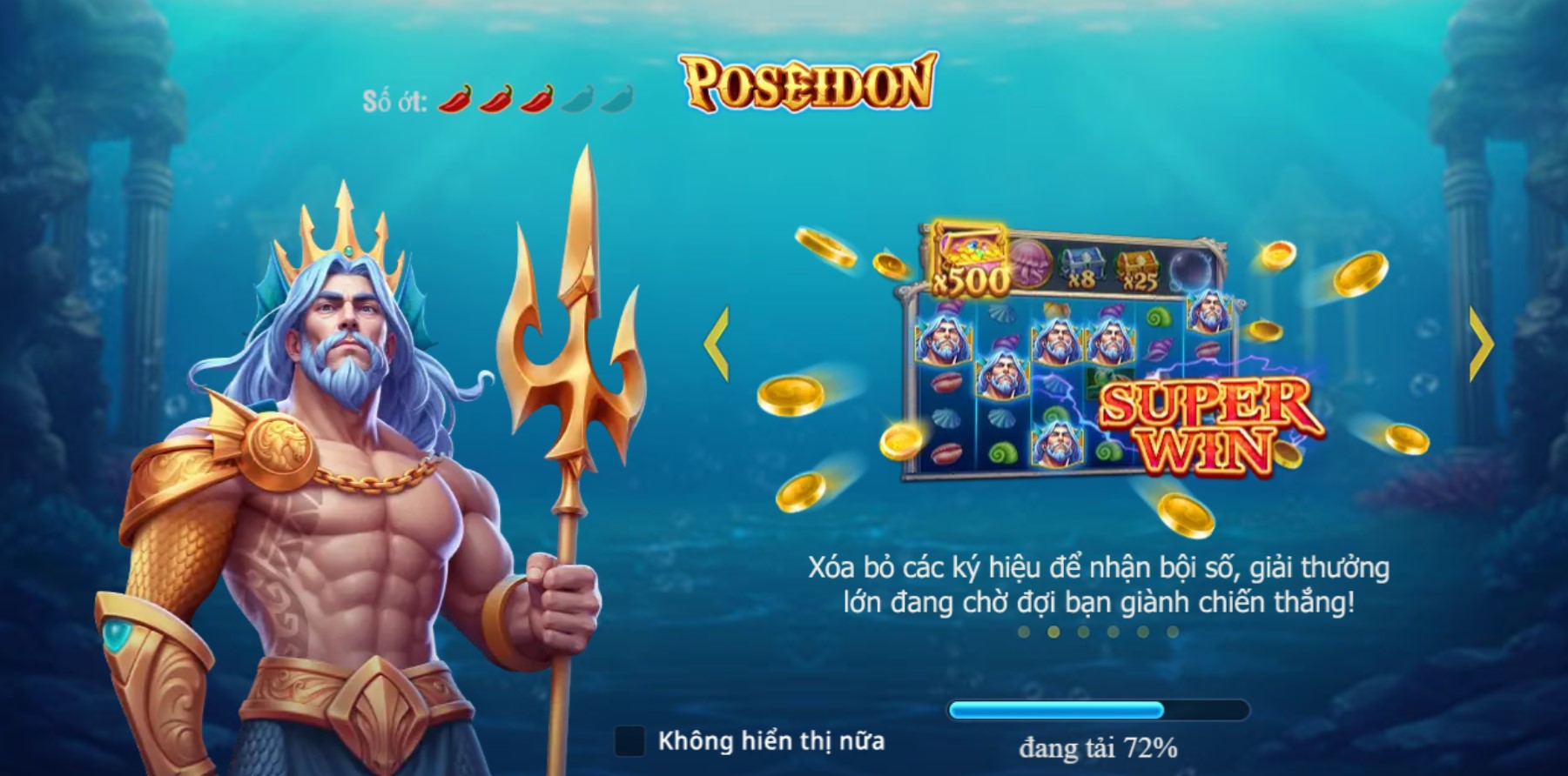 Nổ hũ Poseidon M88 1 Nổ hũ Poseidon lấy cảm hứng từ thần thoại Hy Lạp cổ đại