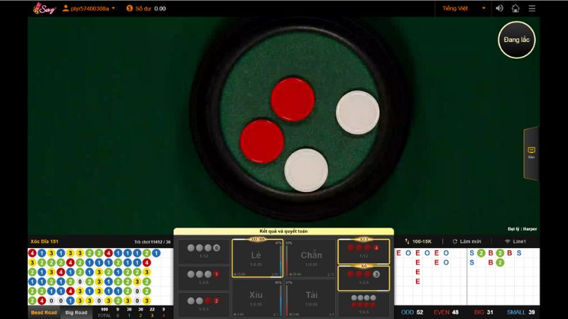 Đọc bảng vị để đặt cược xóc đĩa chuẩn xác