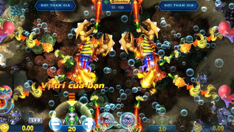 Cách chơi bắn cá online - Luật chơi và mẹo săn cá hay 4 Giao diện chơi bắn cá online